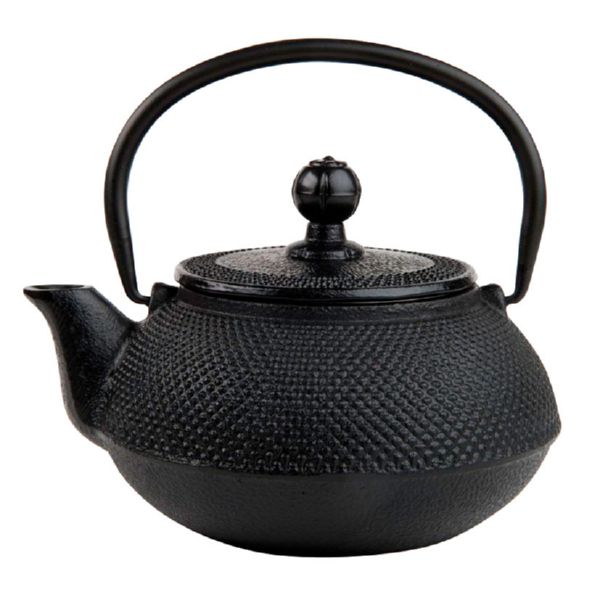 Cast iron teapot