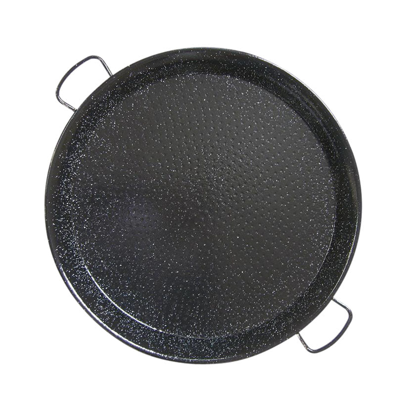 Steel paella pan