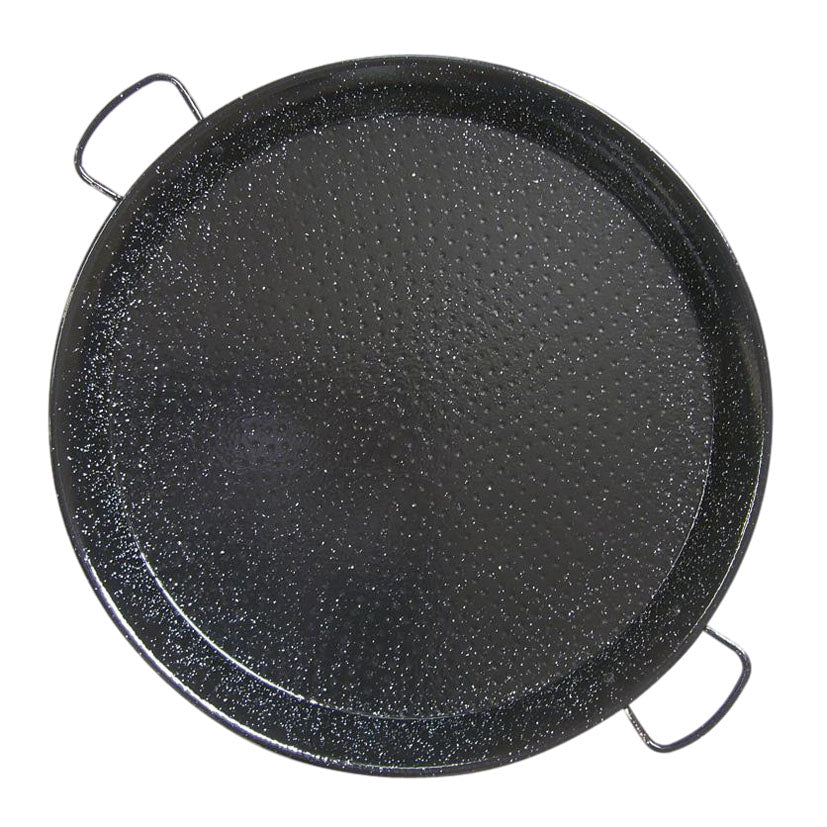 Steel paella pan