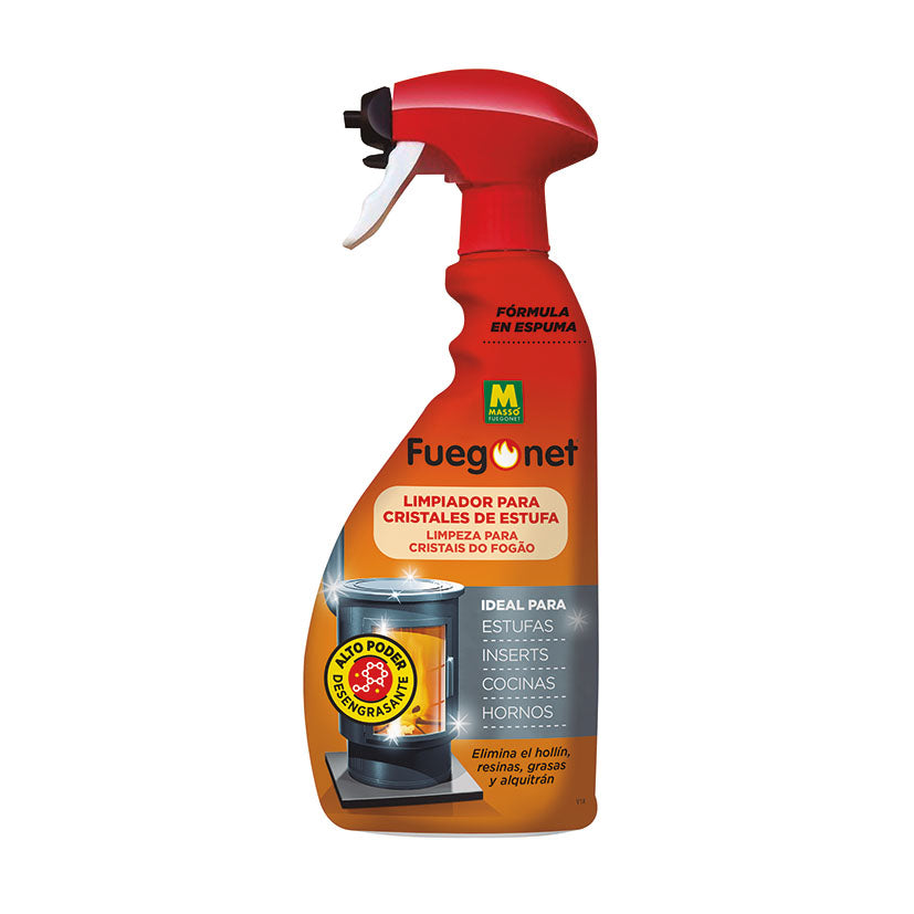 Oven cleaner foam.
