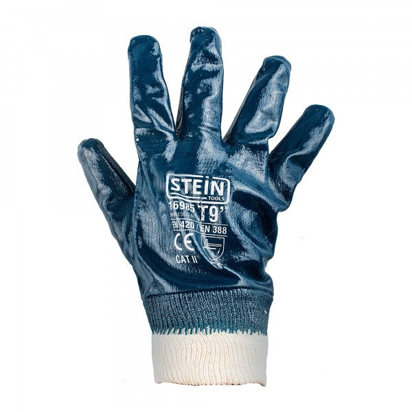 Rubberized fabric gloves
