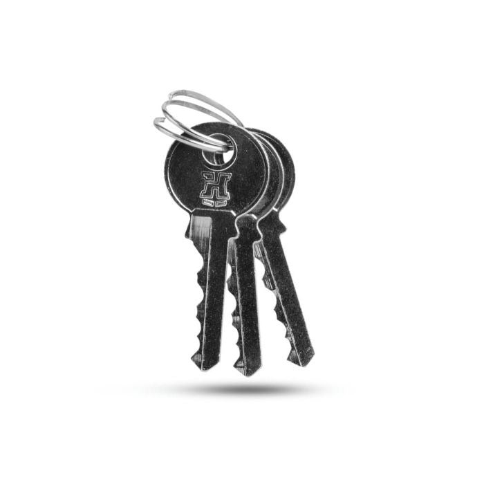 Brass-plated padlock