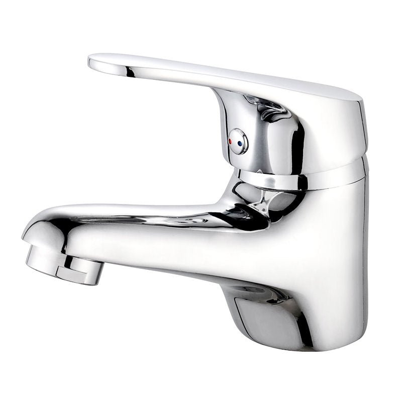 Single-lever basin mixer