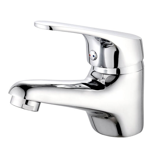 Single-lever basin mixer