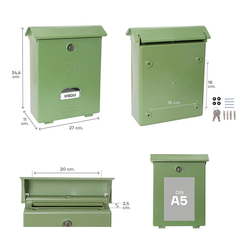 Plastic mailbox