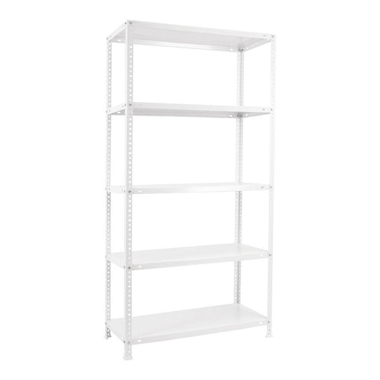 White shelving unit