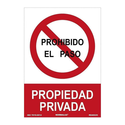 Señal prohibido