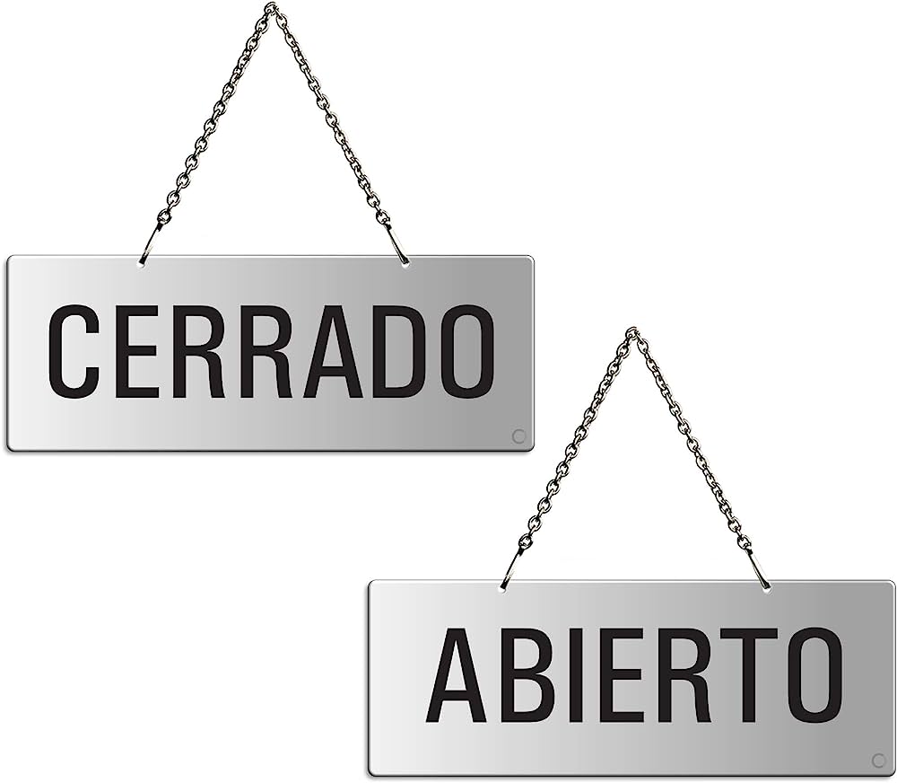 Open/closed sign