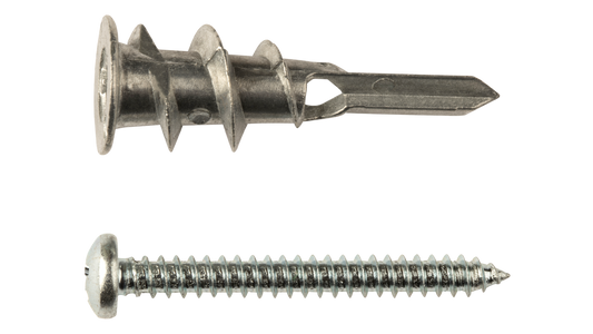 Plasterboard anchors + screws