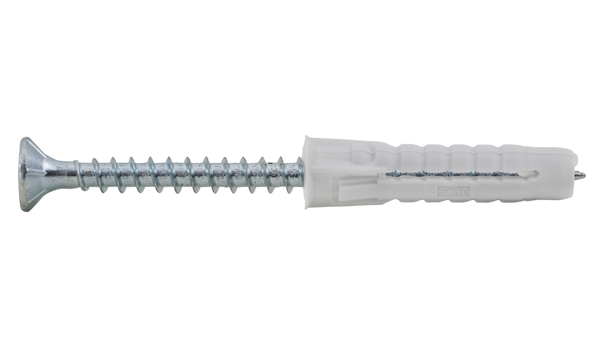 Wall Plugs + Screw Hooks 8x40