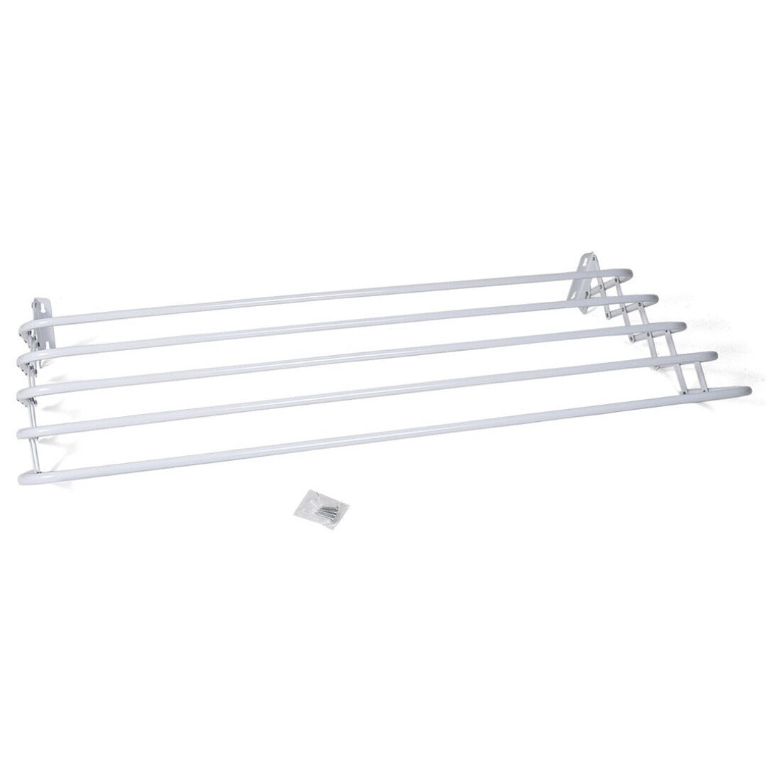 Wall-mounted clothesline