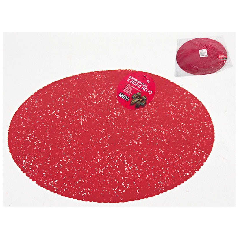 Red placemat