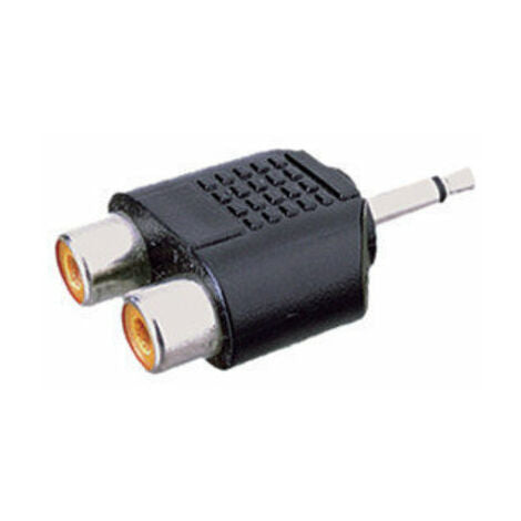 Adaptador jack3.5macho-2rcahembra