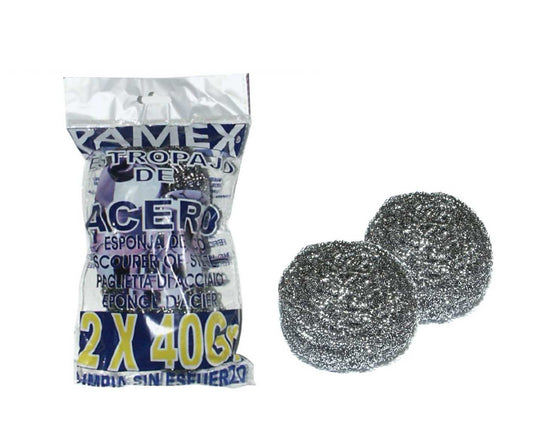 Estropajo acero