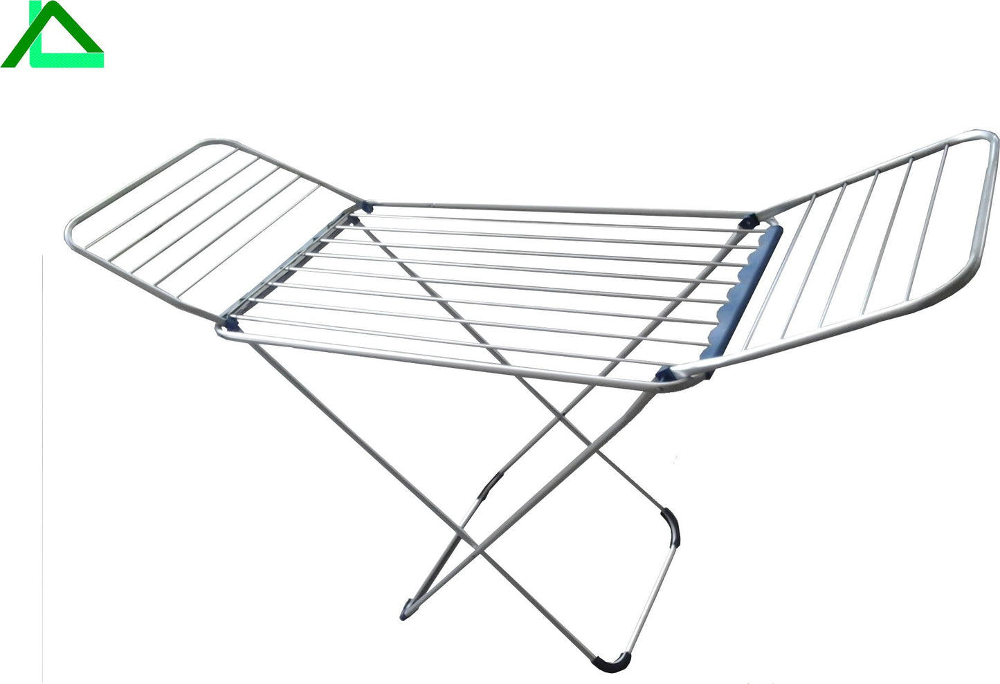 Winged clothes drying rack