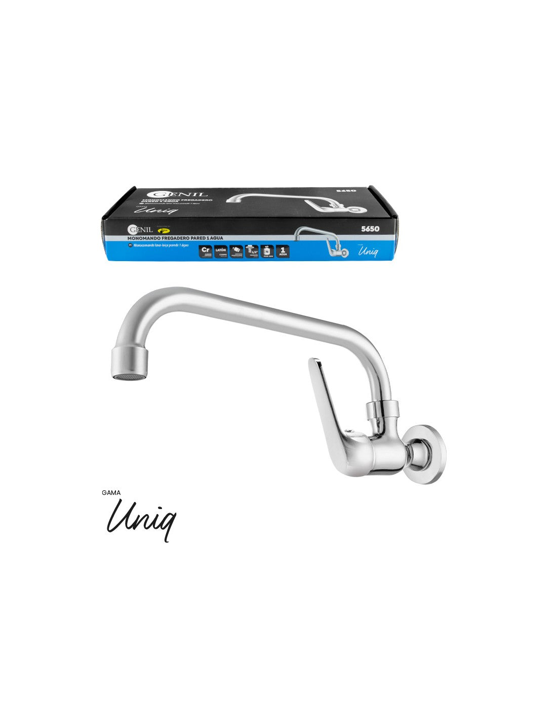 Wall-mounted faucet