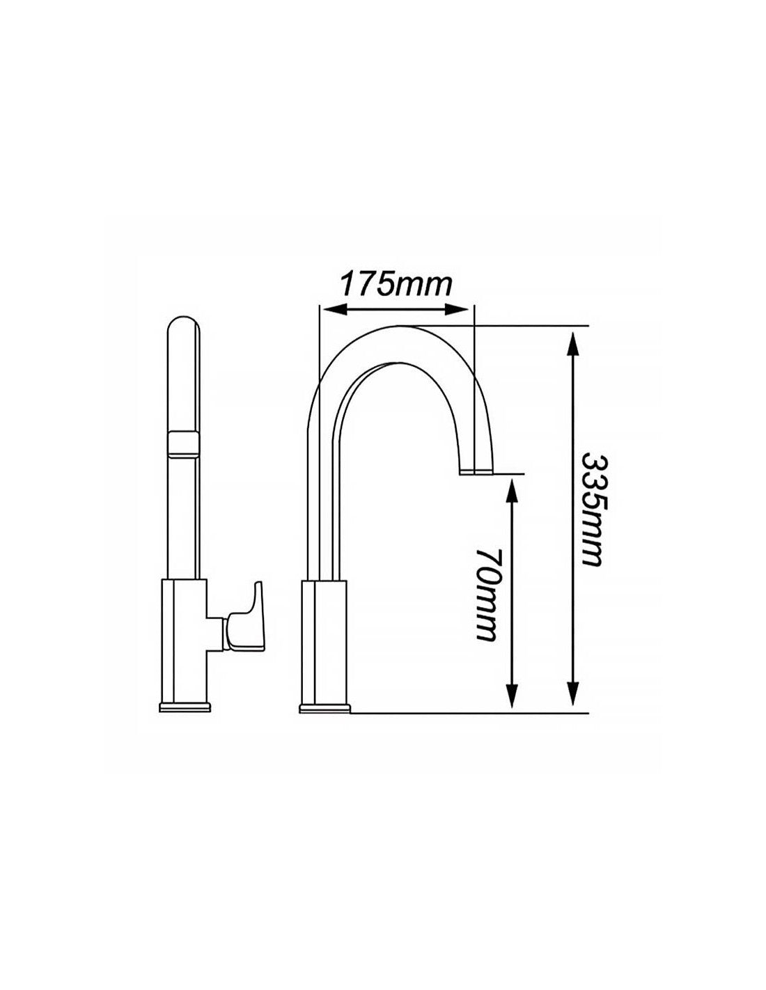 Single-lever Sink Mixer
