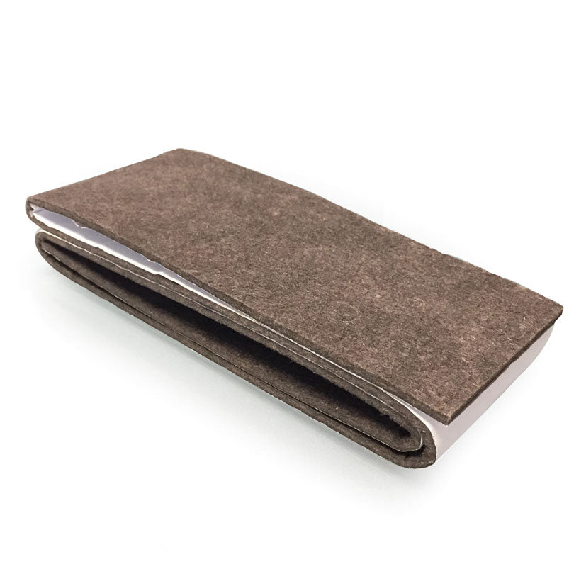 Brown felt