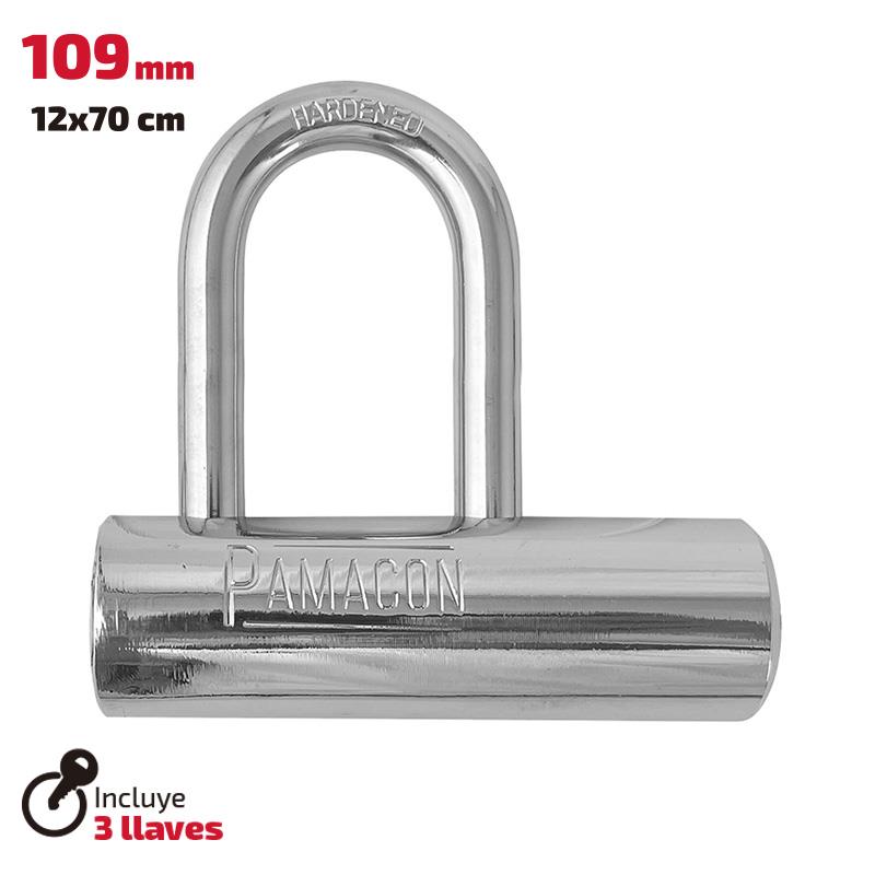 Steel padlock