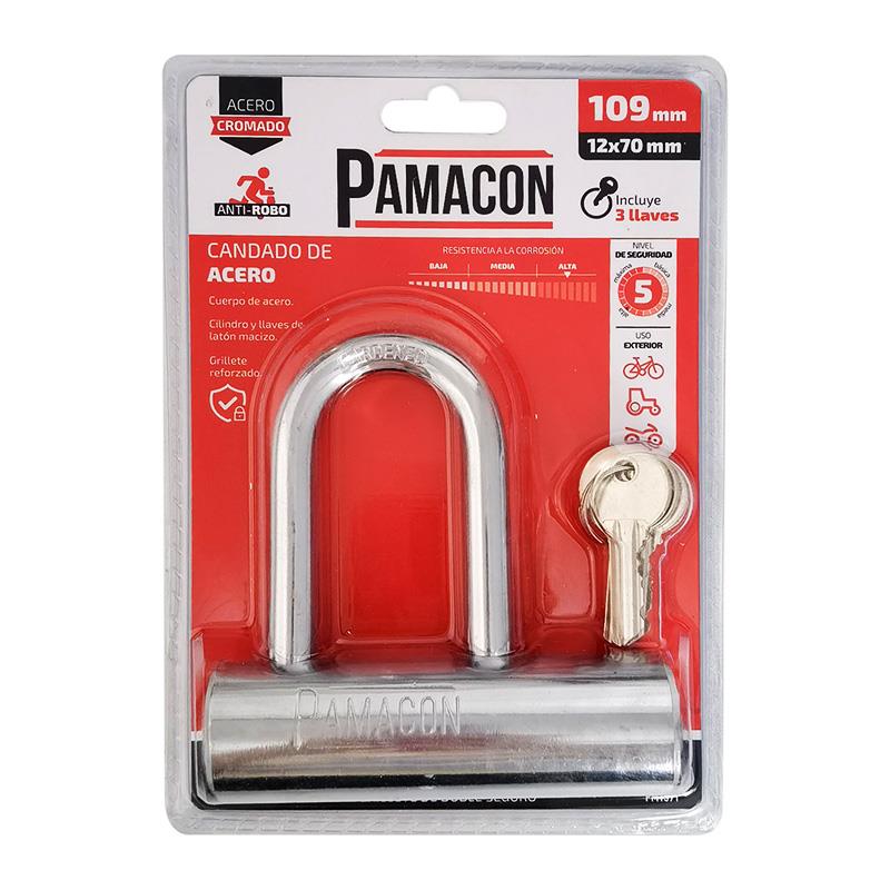 Steel padlock