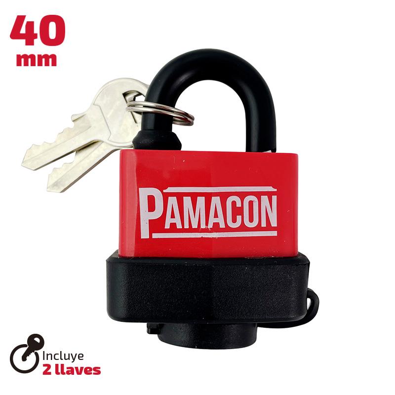 Steel padlock