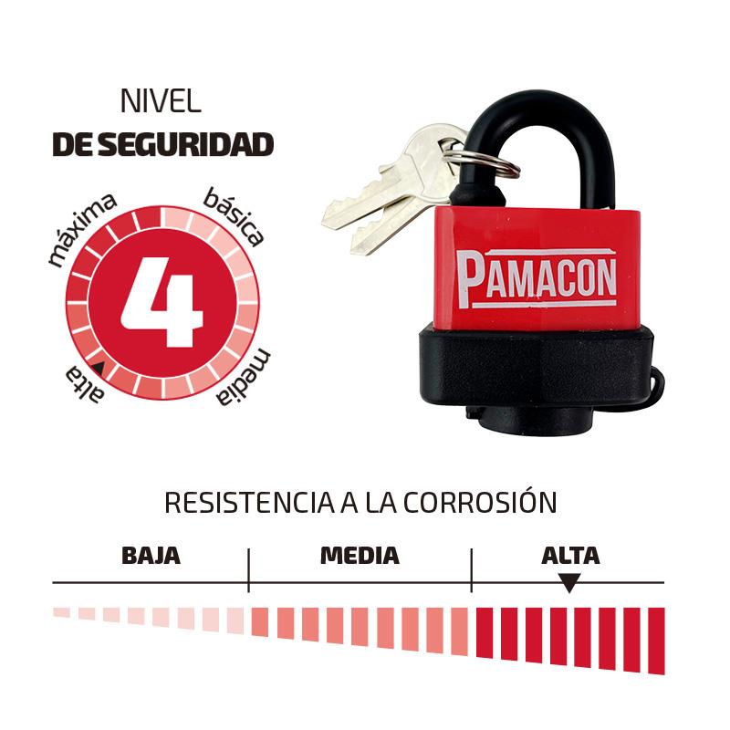 Steel padlock