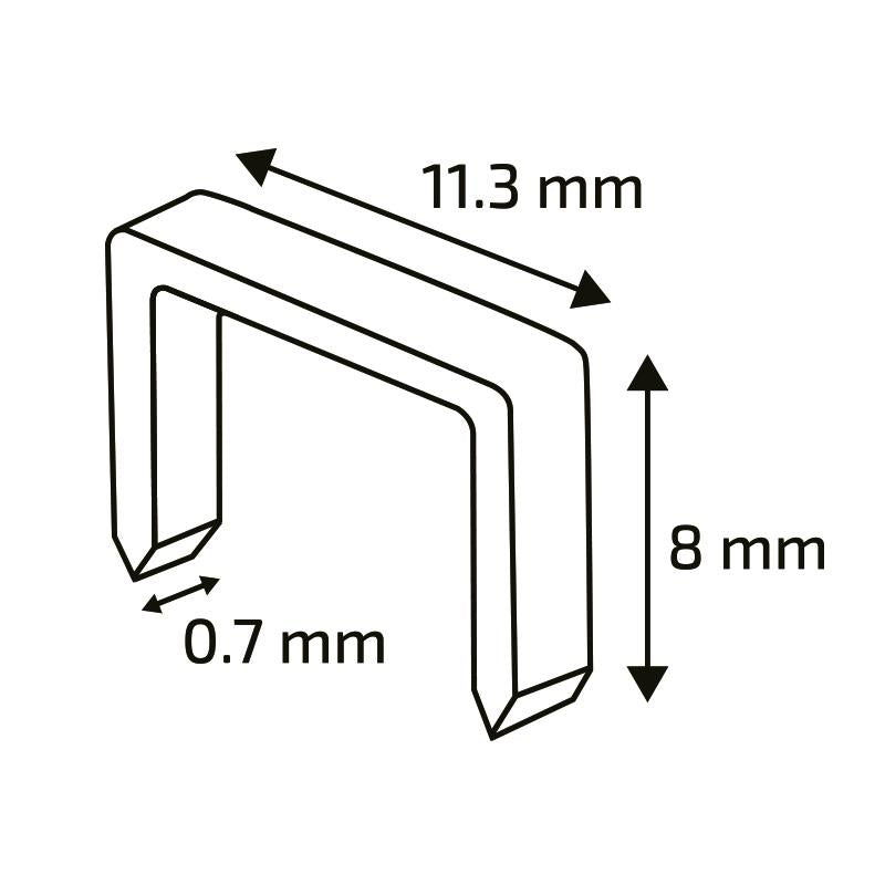 Staples 8mm