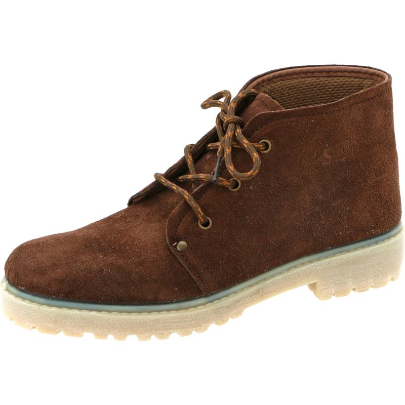 Suede ankle boot