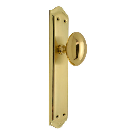 Knob with backplate