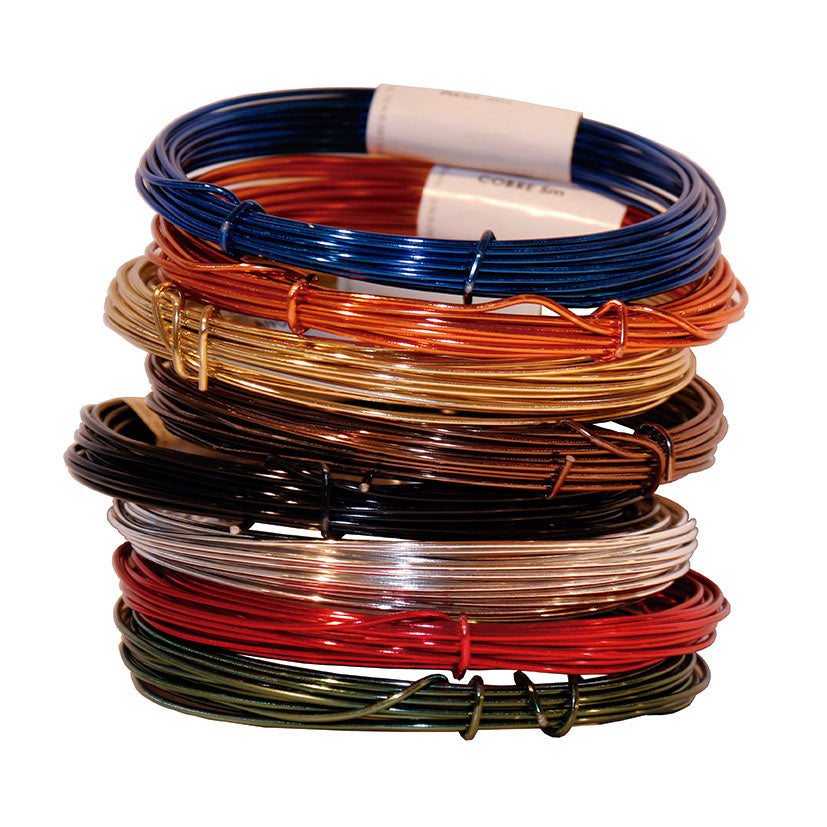 Anodized aluminum wire