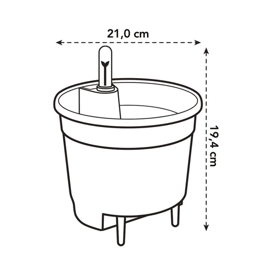 Self-watering insert