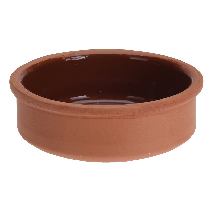 Terracotta ramekin.