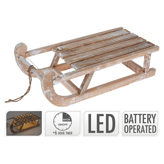 Wooden sleigh